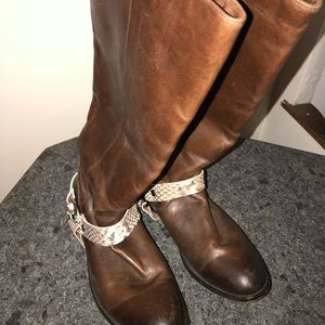 Frye Brown Knee Boots